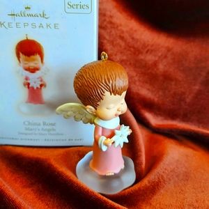 Hallmark ornament China Rose